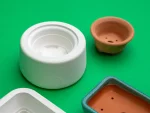 Plaster mold for bonsai mame size clay pot
