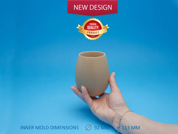 Handless mug cup vase bowl slipcasting mold